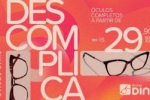 Óticas Diniz lançam campanha 'Descomplica' com parcelas a partir de R$ 29,90 na renovação de óculos