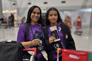 Em uma iniciativa inédita, professora e aluna de Novo Lino participam de intercâmbio na Inglaterra 