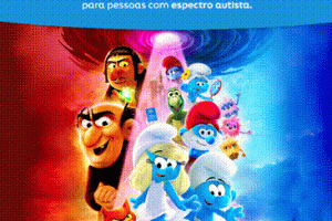 Kinoplex Azul: sessão adaptada para pessoas no espectro autista deste mês irá exibir ‘’Smurfs’’