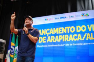 Renan Filho lança VLT de Arapiraca, maior investimento em mobilidade urbana de Alagoas