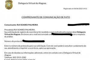Rui Palmeira denuncia golpe com uso indevido de seu nome