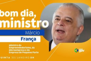 Márcio França apresenta balanço do fomento ao empreendedorismo e projeções para 2025 no “Bom Dia, Ministro”