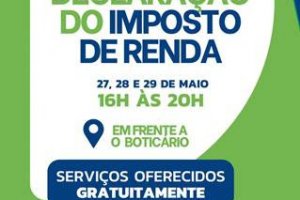 Contribuintes podem realizar o preenchimento gratuito da Declaração no Shopping Pátio Maceió, na Anhanguera