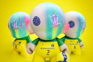 Artista alagoano cria toy art exclusivo para homenagem à ex-atletas olímpicas do vôlei brasileiro