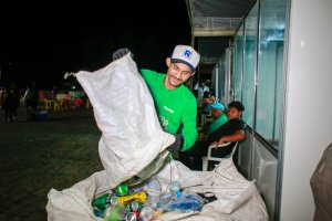Ascamare arrecada cerca de 700 quilos de materiais recicláveis nos 2 dias de evento do Coruripe Arretado