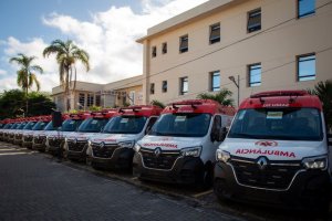 Alagoas recebe nove novas ambulâncias do SAMU 192