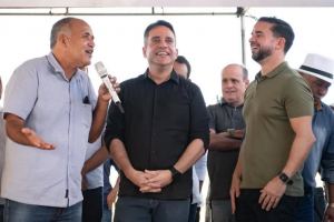 Prefeito Jarbas recebe mais uma vez governador para inaugurar obras em Tapera