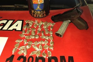 PM flagra homem com drogas e simulacro de arma na Cidade Universitária