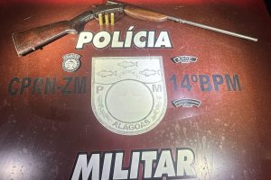 PM flagra homem armado no território indígena Wassu Cocal, em Joaquim Gomes