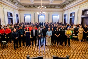 Vice-prefeito participa de aula inaugural de curso de tiro para guardas municipais