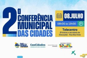Tapera/AL faz conferência visando articular planejamento urbano mais eficiente e inclusivo
