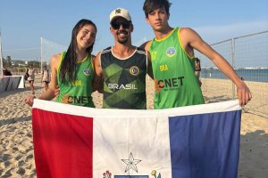 Com apoio do Governo, alagoanos se destacam no Mundial de Handebol de Praia, na Tunísia