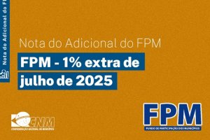 Conquista do movimento municipalista, repasse extra do FPM de julho será creditado na quarta (9)