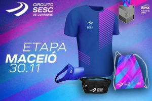 Entrega de kits para o Circuito Sesc de Corridas acontece nos dias 27 e 28 de novembro