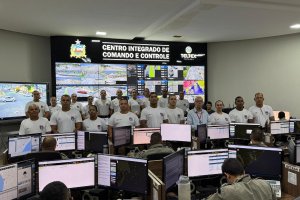 Alunos do Curso de Formação de Praças da PM conhecem estrutura da SSP que auxilia no combate ao crime
