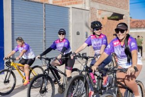 Campo Alegre: mais de 500 de mulheres participam de passeio ciclístico em homenagem a Semana da Mulher
