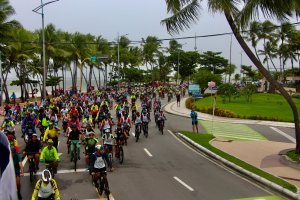 Passeio ciclístico do IMA reúne três mil ciclistas em defesa do meio ambiente