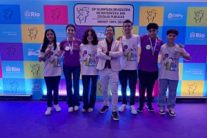 Seduc parabeniza medalhistas de ouro de Alagoas na cerimônia nacional da OBMEP