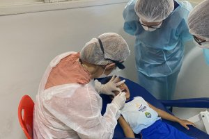 Ação leva informações sobre saúde bucal para alunos de escolas públicas