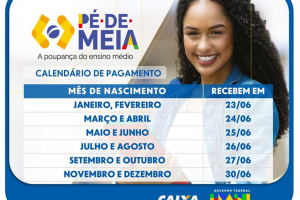 Pé-de-Meia: Caixa inicia pagamento do Incentivo Frequência nesta segunda (23)