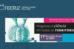 Olimpíada Brasileira de Saúde e Meio Ambiente é destaque no estande da Fiocruz, na 77ª Reunião Anual da SBPC