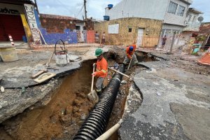 Infraestrutura retira quase 2 mil toneladas de entulho da rede de drenagem