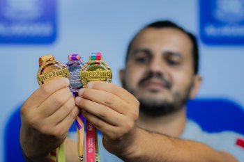 Alexandre Júnior vem colecionando medalhas em competições nacionais e internacionais. Pei Fon / Agência Alagoas