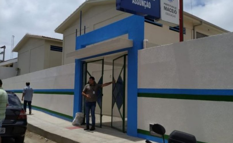 A Escola Municipal Kátia Pimentel Assunção foi totalmente reformada. Foto: Ascom/Semed