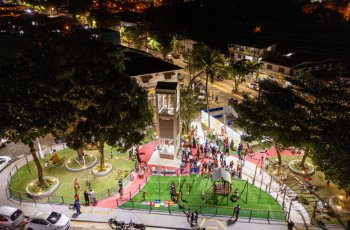 Praça São João Batista foi entregue à população. | Itawi Albuquerque