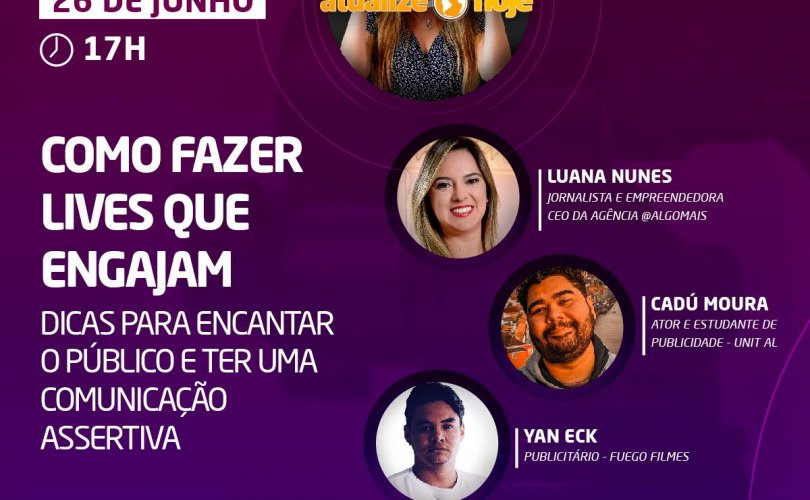 Profissionais vão discutir divulgação, aspectos técnicos e comunicação assertiva no digital durante Live Tiradentes