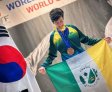 Campeão mundial de Taekwondo, Kelvyn Nícolas, está ansioso para chegar a Arapiraca