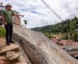Vice-prefeito e titular da Seminfra visita obras na encosta da Marquês de Abrantes
