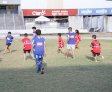 Atividade reuniu grupo de crianças e familiares para uma série de atividades no Estádio Rei Pelé