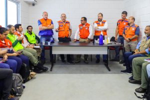 Defesa Civil estadual realiza reunião com técnicos para reavaliar situação da mina 18