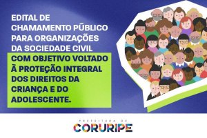 Prefeitura de Coruripe Publica Retificação ao Edital Nº 01/2024 para seleção de OSCs