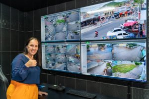 Prefeita Christiane Bulhões entrega o maior sistema de videomonitoramento do interior de Alagoas