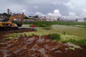 Obras de revitalização no Lago do Goiti, em Palmeira, alcançam nova etapa