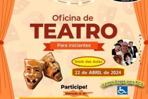 Arapiraca: Companhia Teatral Luzes da Ribalta abre inscrições para oficina de teatro para iniciantes