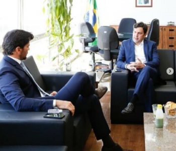Deputado Isnaldo Bulhões se reuniu com o ministro Fabio Faria