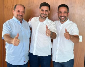 Antônio Albuquerque, prefeito Dalminho e governador Paulo Dantas, fecham aliança para o segundo turno