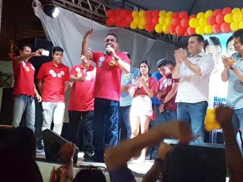 Marcos Barbosa reuniu o governador Renan Filho, os candidatos ao Senado, Renan Calheiros e Maurício Quintella, além de centenas de apoiadores, para lançar sua campanha 