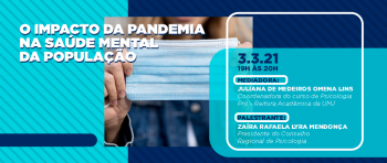 Evento contará com a participação da presidente do Conselho Regional de Psicologia de Alagoas, Zaíra Mendonça.