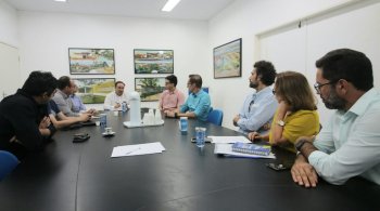 Reunião de representantes da Ufal, do Ifal e da Uneal com o prefeito Luciano Barbosa / Foto Davi Salsa - Ascom Prefeitura