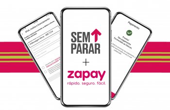 Parceria do Sem Parar com a Zapay garante parcelamento de dívidas em cartão de crédito direto no app. Novidade está disponível para todos os condutores do estado