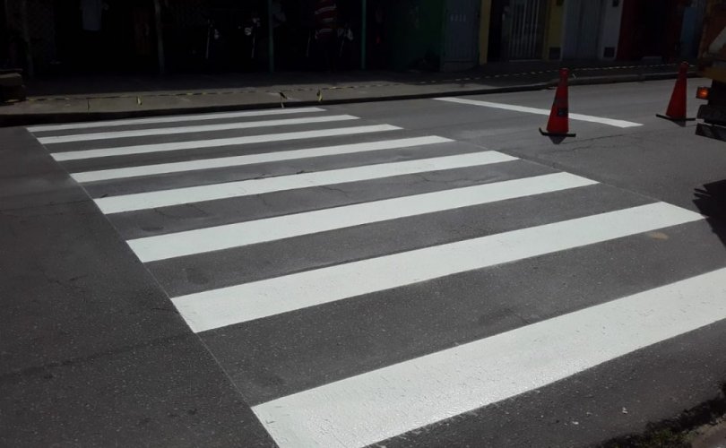 Bairros da parte alta de Maceió recebem melhorias na sinalização. Foto: Ascom SMTT