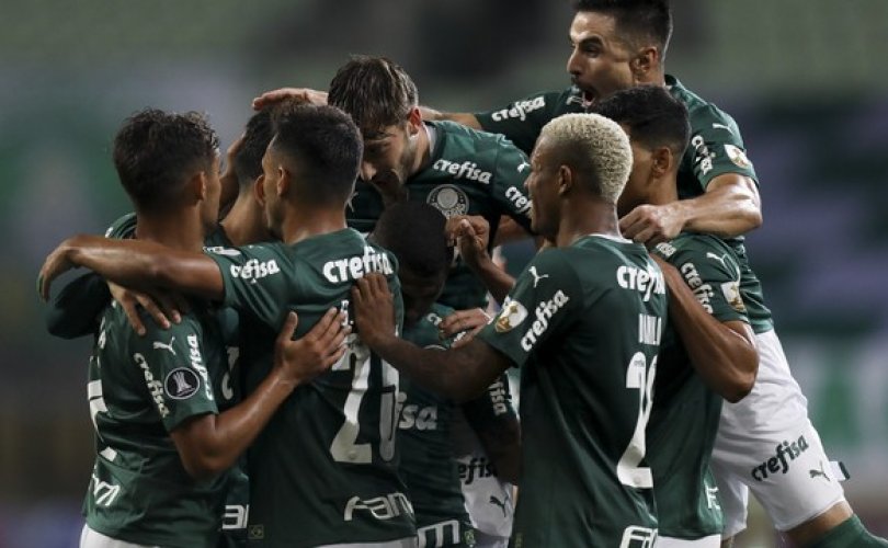 Com 15 pontos, Verdão tem segunda melhor campanha da Libertadores, perdendo apenas para o Atlético-MG  (Foto: Staff Images/Conmebol)
